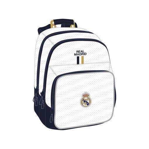 MOCHILA GRANDE CON RUEDAS COMPACT REAL MADRID 2ª EQUIPACION 32x45x21cm