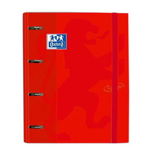 Oxford, Archivador 4 Anillas Con Recambio 100 Hojas, Europeanbinder Touch  A4+, Color Aqua con Ofertas en Carrefour