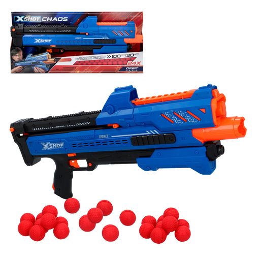 Pistola De Bolas Gomaespuma X-shot Chaos Orbit con Ofertas en Carrefour