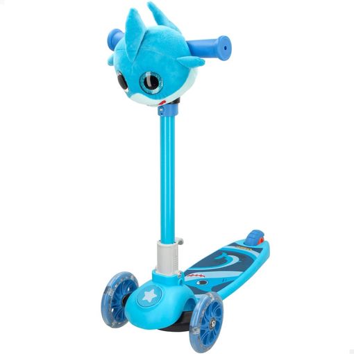 Patinete Niños 3 A 6 Años Scooter Plegable Y Ajustable Color: Azul con  Ofertas en Carrefour