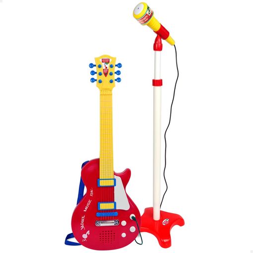 Guitarra Eléctrica De Juguete 55 Cm C/micrófono De Pie Bontempi con Ofertas  en Carrefour