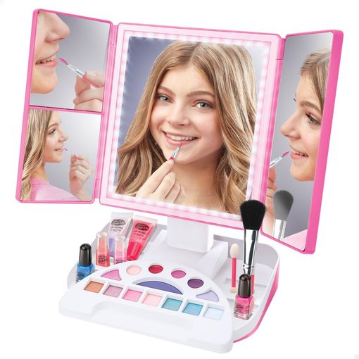 Set De Maquillaje Rosa 2 Niveles Para Niñas