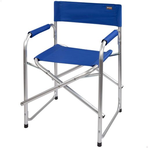 Silla Director Plegable Camping Azul Aktive con Ofertas en Carrefour