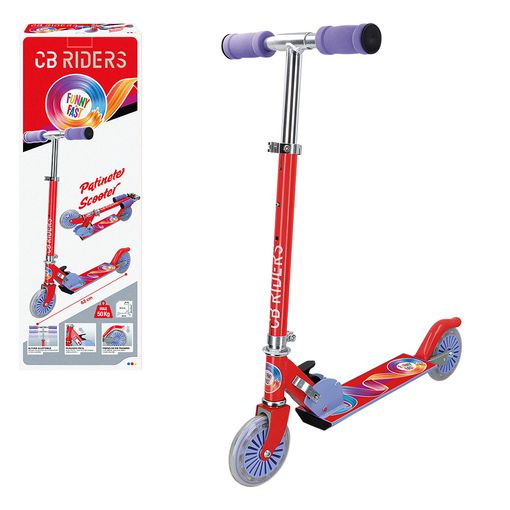 Patinete Niños 3 A 6 Años Scooter Plegable Y Ajustable Color: Azul con  Ofertas en Carrefour