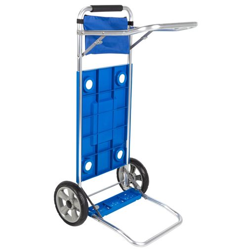 Carrito de la compra trolley plegable negro Aktive, Carro compra 2 ruedas,  Carretilla plegable, Carro compra plegable