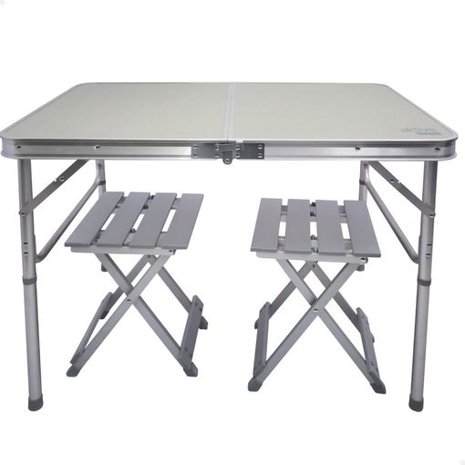 Mesa Plegable Aluminio Para Camping Aktive Camping con Ofertas en Carrefour