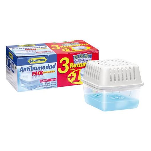 Pack 4 recambios antihumedad Humydry 450 gr