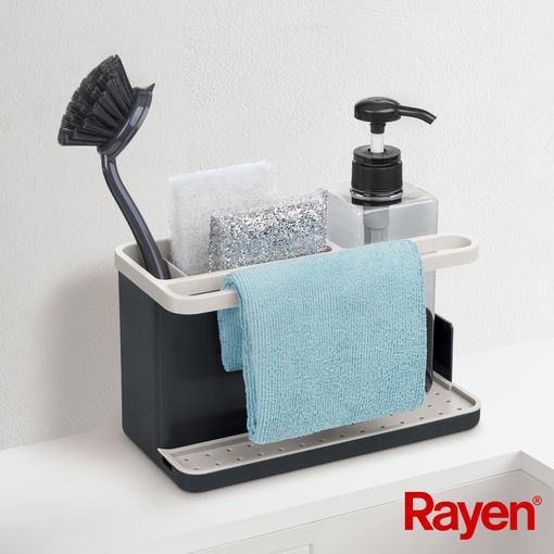 Rayen, Organizador De Utensilios Para El Fregadero, Bandeja De Goteo,  Medidas: 17 X 13,3 X 11,5 Cm con Ofertas en Carrefour