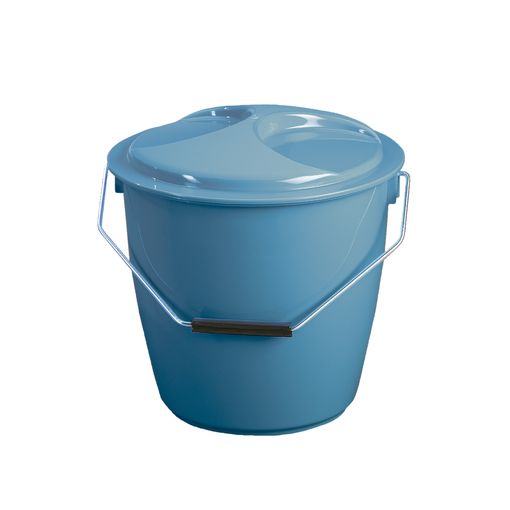 Cubo Con Tapa Plástico Denox Ø32,5 33 Cm Litros Azul con en Carrefour | Ofertas Carrefour Online