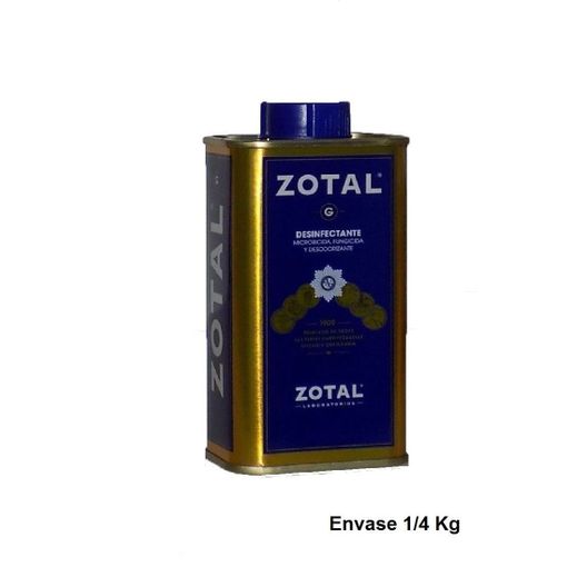 Desinfectante Recinto Para Vivienda Zotal® (microbicida, Fungicida Y  Desodorizante) - 1/4 Kg con Ofertas en Carrefour