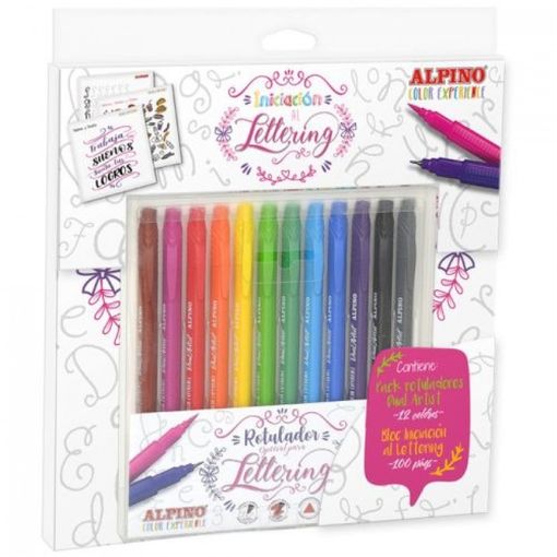 Set De 8 Rotuladores Outliner Bicolor Lettering con Ofertas en Carrefour