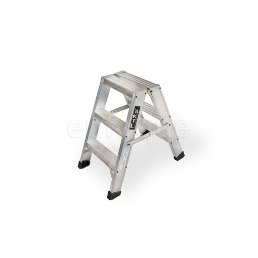 Taburete-escalera Industrial De Aluminio Doble Acceso 2 X 3 Peldaños Serie  Stool New Comfort con Ofertas en Carrefour