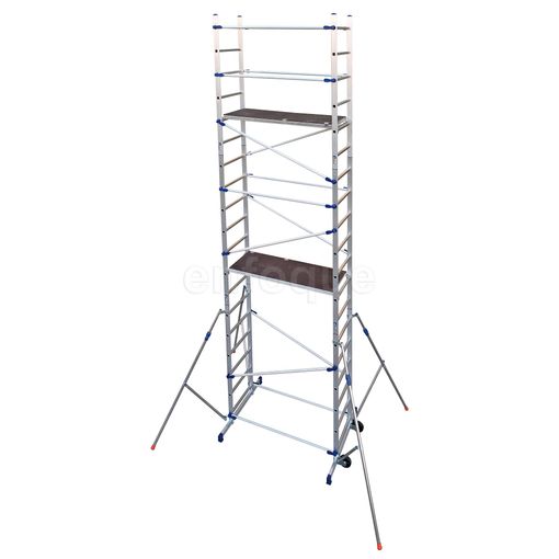 Escalera - Andamio Profesional De Aluminio 2x9 Peldaños Multiusos con  Ofertas en Carrefour