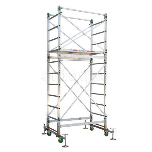 Escalera - Andamio Profesional De Aluminio 2x9 Peldaños Multiusos con  Ofertas en Carrefour