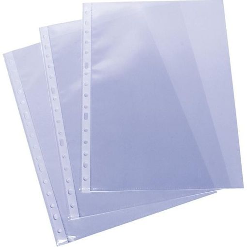 Grafoplas Fundas Multitaladro 11 Pp Transparentes Galga Extra Piel Naranja A4 Paquete -100u-
