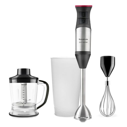 Batidora De Mano Con Vaso - Inox - 1000w con Ofertas en Carrefour