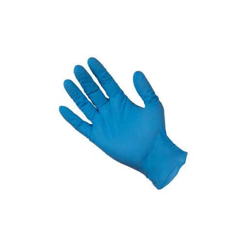 Guantes Nitrilo Blue Desechables Talla L Azul Caja X 100