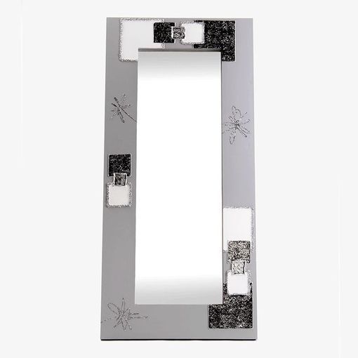 Espejo De Pared Ordona Redondo Aluminio Tamaño Ø 60 Cm - Blanco Mate  [en.casa] con Ofertas en Carrefour