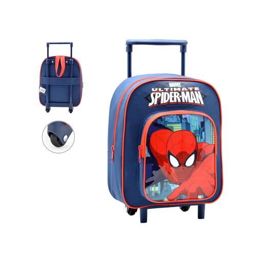 Mochila preescolar con carro Spidey and friends