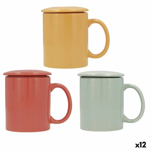 Taza con Filtro para Infusiones Versa Alfama Porcelana Gres (8 x 10 x 8 cm)