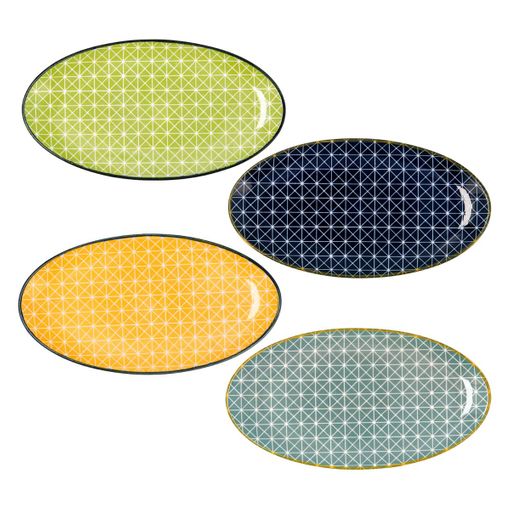 Bandeja Oval Surtida Porcelana Pippa 20x10,5cm