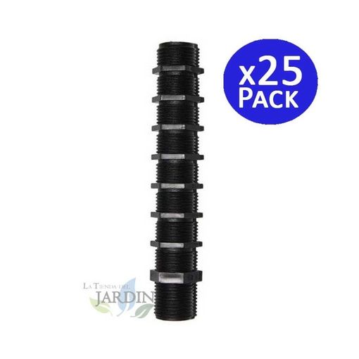 Pack 25 X Bobina De Riego Recortable 3/4"x3/4" 15 Cm