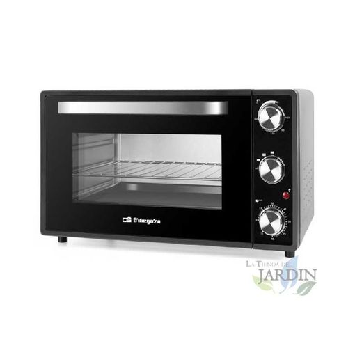 Horno Convección Sobremesa, 30L, Asador Giratorio Pollos, Grill, 6