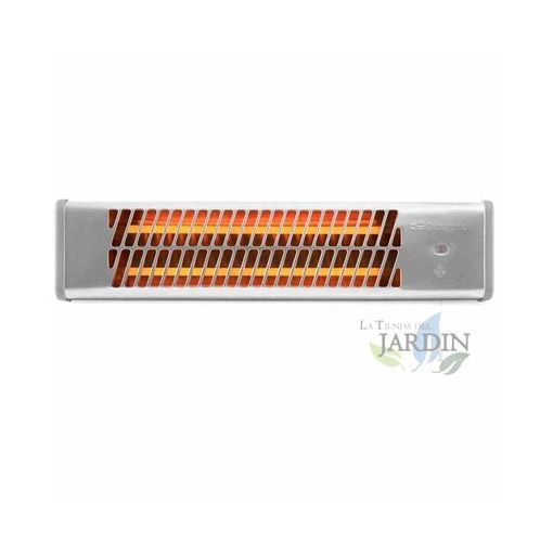 Estufa radiador calefactor halógeno 800W, barras cuarzo