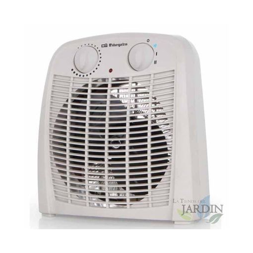 Calefactor oscilante Orbegozo 2000W. Temperatura ajustable. Apto para baño  IP 21. Modo ventilador.