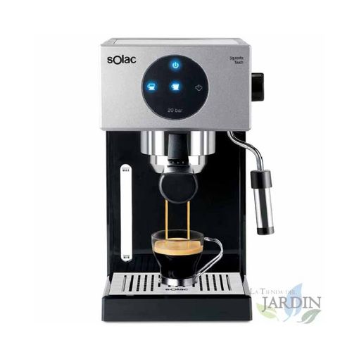 Cafetera Espresso Solac, 1.5 L, 1050 W, Portafiltros Para 1 O 2 Cafés.  Acero Inoxidable. con Ofertas en Carrefour
