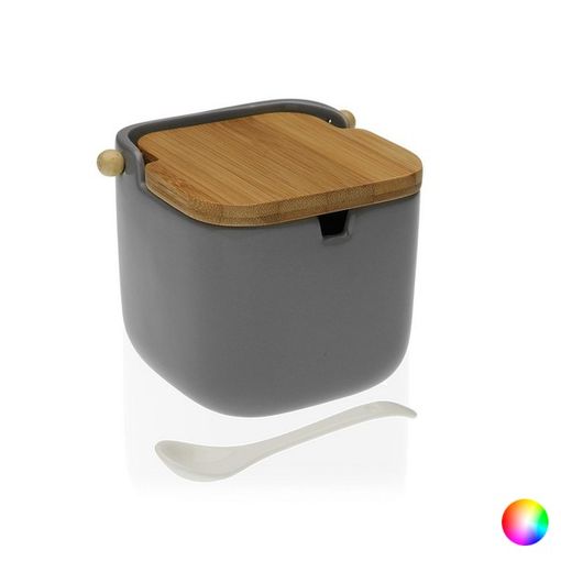 Bote bambu con utensilios cocina Balvi