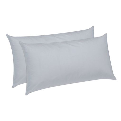 Pack De 2 Almohadas De Fibra Funda Antiácaros 90x40cm Pikolin Home Con Ofertas En Carrefour