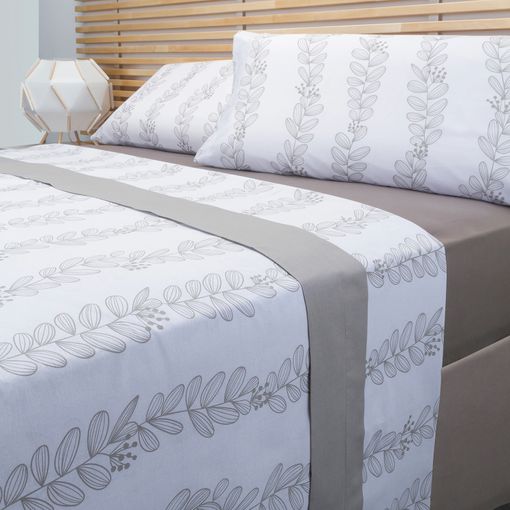 Cotton Artean - Juego De Sabanas Indi Cama De 150 X 190/200. 100% Algodón.  con Ofertas en Carrefour