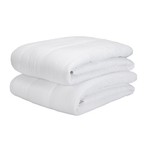 Relleno Nórdico de Microfibra Acolchado TEX Cama 150 cm Blanco