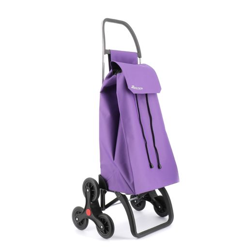 CARRO COMPRA ROLSER 2 RUEDAS BOLSA SACO JOY MALVA 45LT JET001 : :  Hogar y cocina