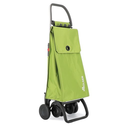 Carro Rolser I-Max Tweed 4 Ruedas 2 Giratorias Plegable - Verde