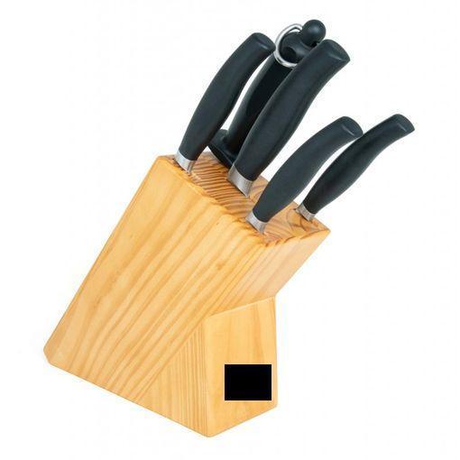 Set 6 Cuchillos Cocina Acero Inoxidable Arcos Niza Color Negro con Ofertas  en Carrefour