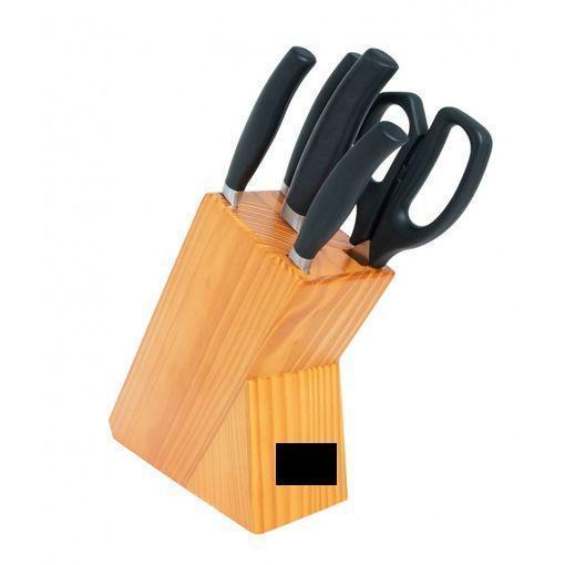 Set 6 Cuchillos Cocina Acero Inoxidable Arcos Niza Color Negro con Ofertas  en Carrefour