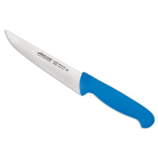 Cuchillo de mesa 11cm mango rojo Arcos