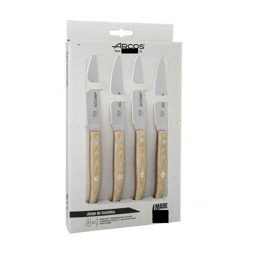 Arcos Juego Cuchillos Cocina Profesionales, Cuchillos Cocina Profesional, 6 Pzas, Cuchillos Acero Inoxidable Arcos, Mango Negro, Utensilios De  Cocina Arcos, Serie Niza, Apto Lavavajillas con Ofertas en Carrefour