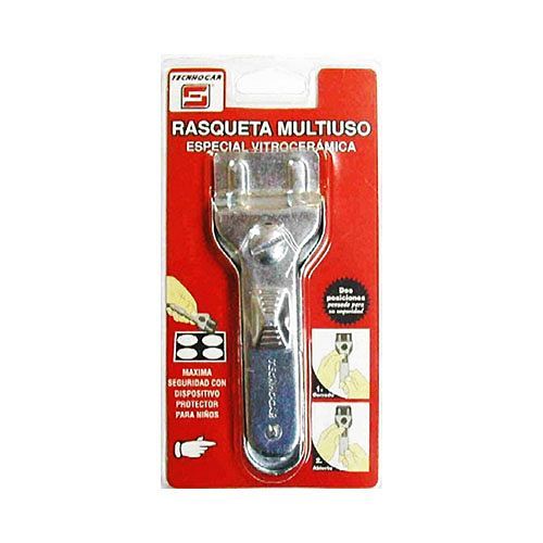 Rasqueta Vitroceramica Limpiacristales Con 2 Cuchillas De 13 X 4,5 Cm con  Ofertas en Carrefour