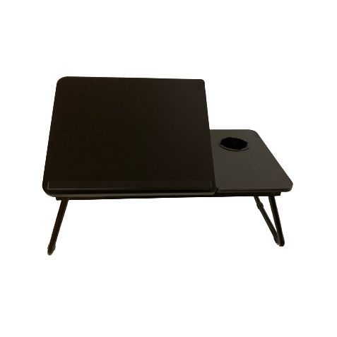 Mesa Auxiliar para Ordenador Portátil TORBY en Madera color Negro