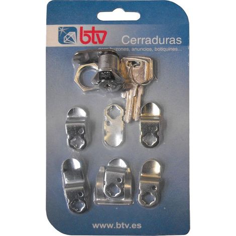 Cerradura Para Buzón Btv Kit 1 Cromada con Ofertas en Carrefour