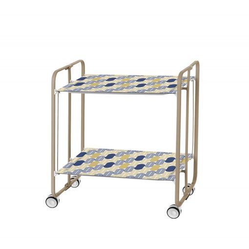 Carrito Auxiliar Con Ruedas Bauhaus, Armazón Metálico Color Blanco, 3  Bandejas,,fresno con Ofertas en Carrefour