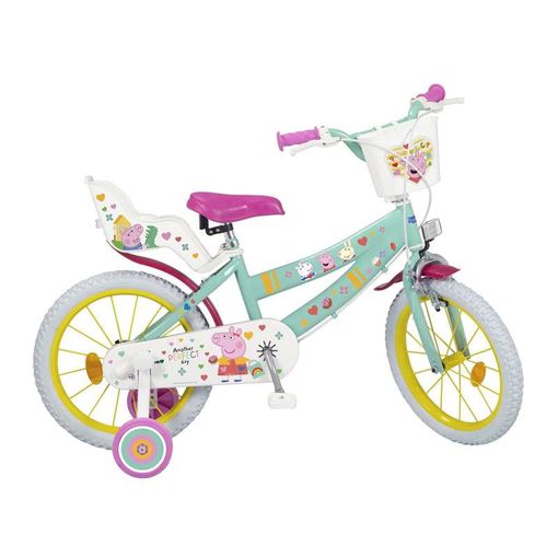 Airel Bicicletas Infantiles Para Niños Y Niñas De 4 A 7 Años Con Ruedines Y  Cesta, 16 Pulgadas con Ofertas en Carrefour