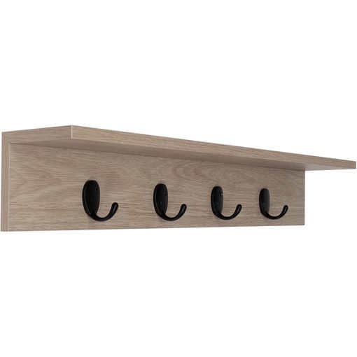 Estante Perchero Pared 60 Cm - Madera con Ofertas en Carrefour | Ofertas Carrefour Online