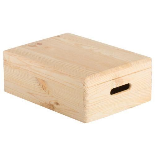 Caja Madera De Pino Con Tapa 40x30x14cm. Cbt403014 con Ofertas en Carrefour