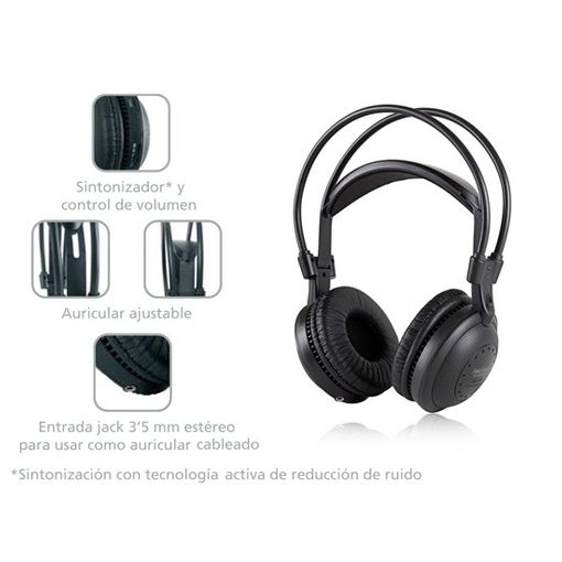 Reproductor Mp3 Auriculares Deportivos Micro Sd Usb Radio Fm Sport Running  Negro con Ofertas en Carrefour