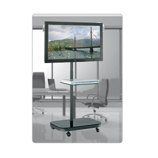 Soporte TV Pie de altura ajustable inclinable para pantallas