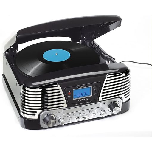 Retro Lauson Cl-139 Vinilo Con Cd Mp3 Y Radio Fm Ofertas en Carrefour | Ofertas Carrefour Online